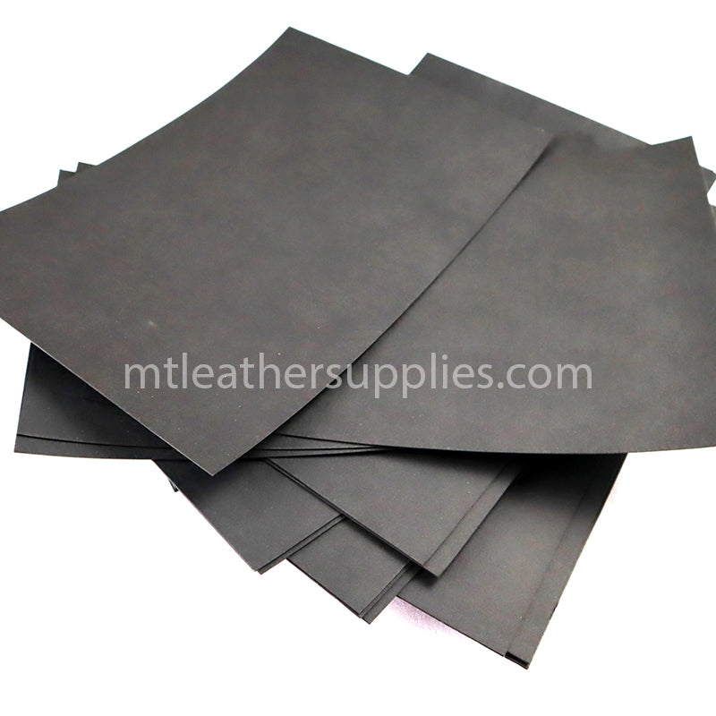 Texon black reinforcement sheets  - leather stiffener 0.6/0.8 mm - 5 PCS set- size 20 cm x 30cm