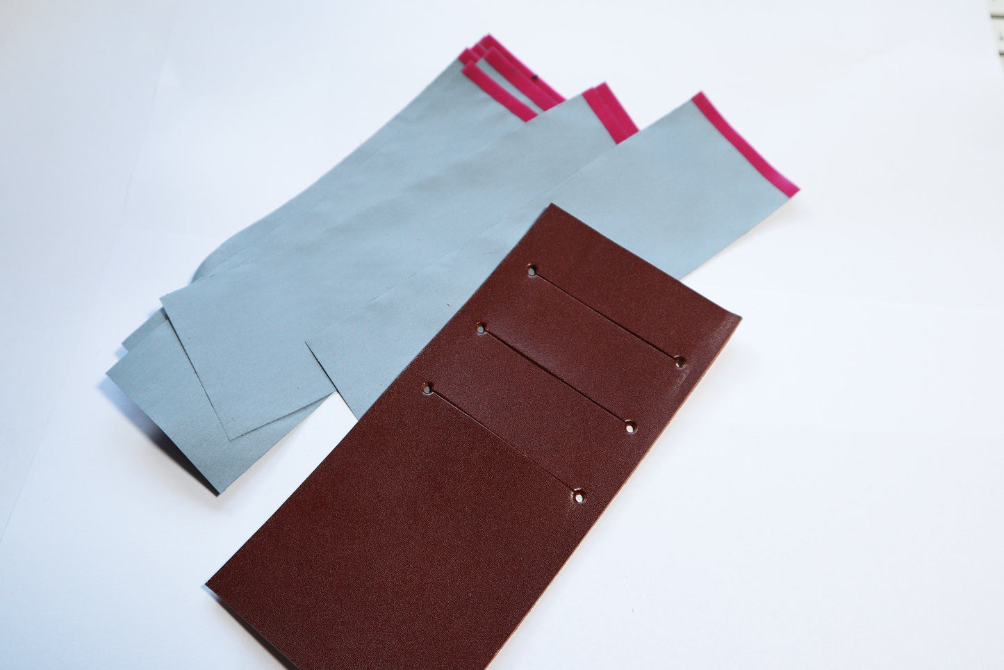 Card pocket interior fabric- wallet interior-Leathercraft fabric 50 x 150 cm- M8