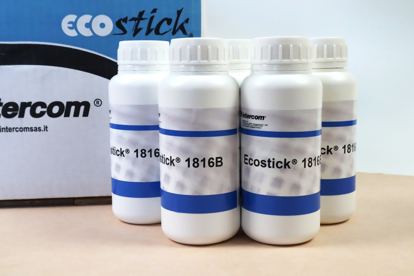 Intercom Ecostick 1816B 250ml, water-based adhesive and glue for leather craft