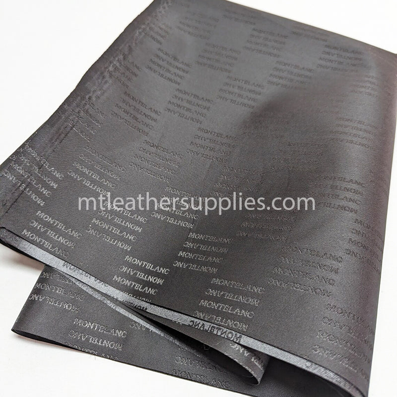 Premium black lining material for wallets, bags and other leather products  size 50 x155 cm [20"x61"]