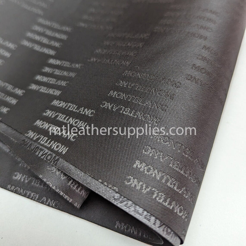 Premium black lining material for wallets, bags and other leather products  size 50 x155 cm [20"x61"]