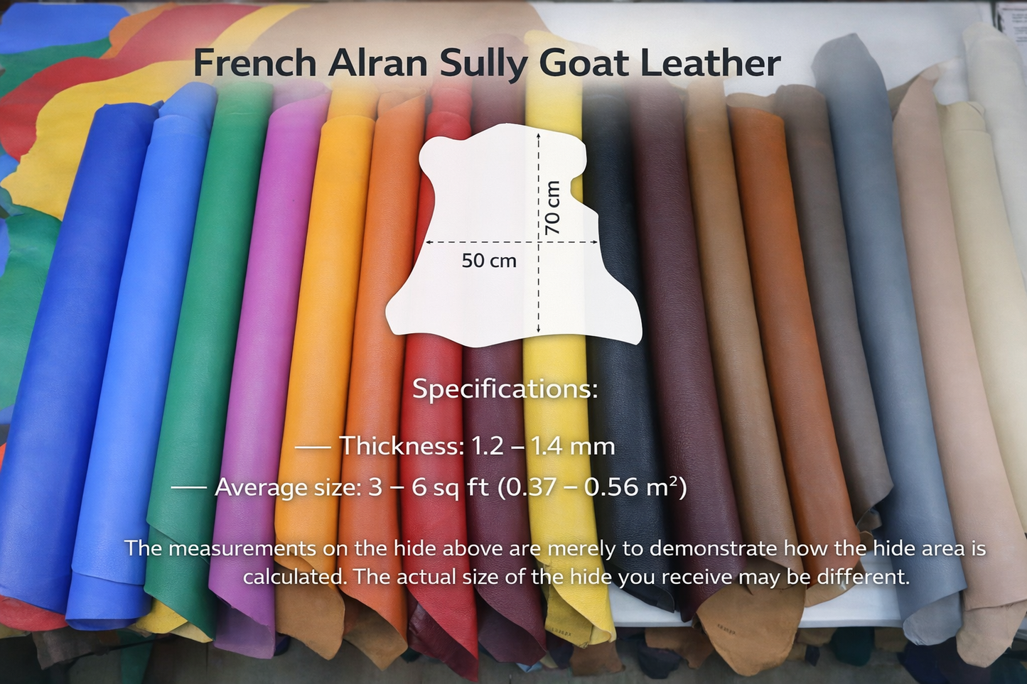 Alran Chevre Sully – Gold Goat Leather