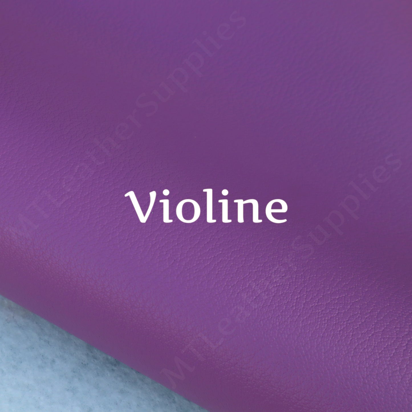 Alran Chevre Sully Goat Leather – Violine – Premium French Leather for Wallets & Leathercraft