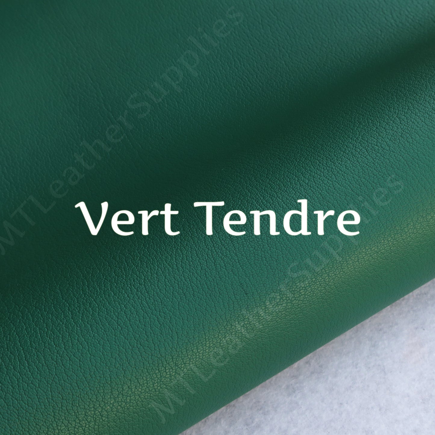 Alran Chevre Sully Goat Leather – Vert Tendre – Premium French Leather for Wallets & Leathercraft