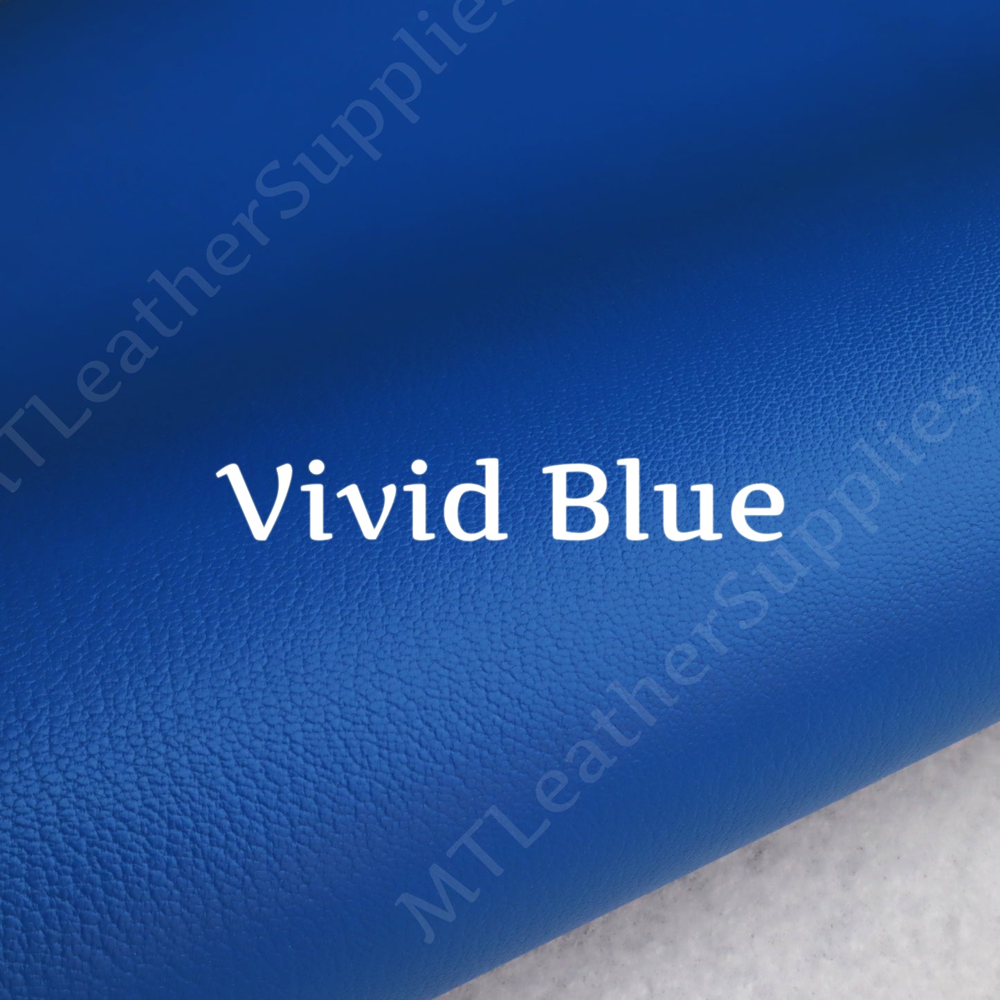 Alran Chevre Sully Goat Leather – Vivid Blue – Premium French Leather for Wallets & Leathercraft