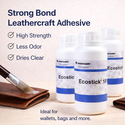 Intercom Ecostick 1816B – Water-Based Leather Glue 250ml (Strong, Flexible, No Yellowing)