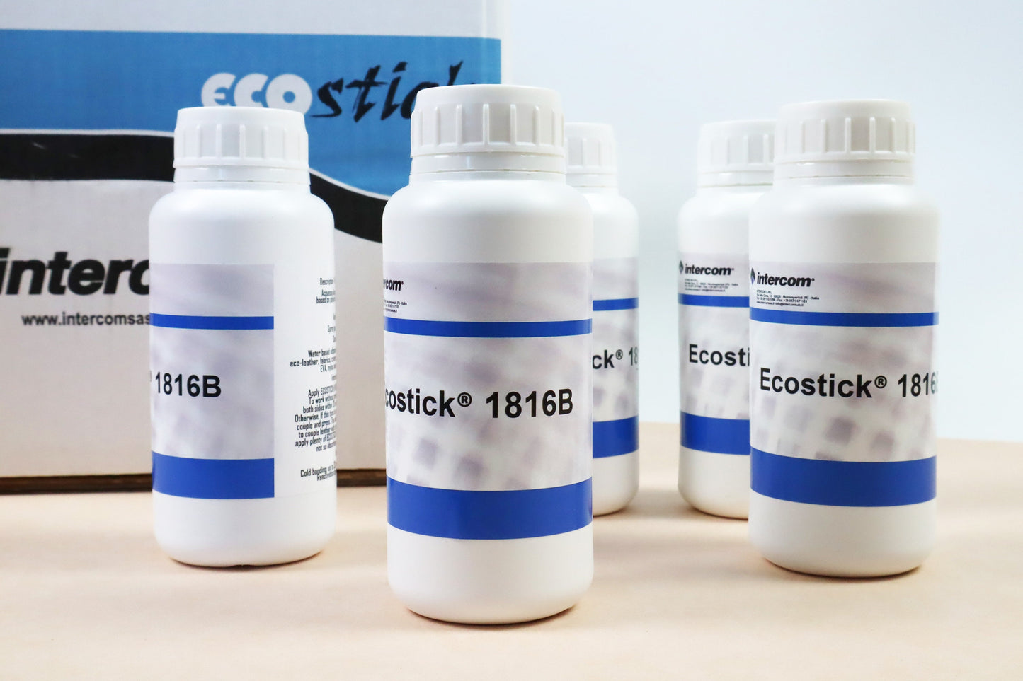 Intercom Ecostick 1816B 250ml, water-based adhesive and glue for leather craft