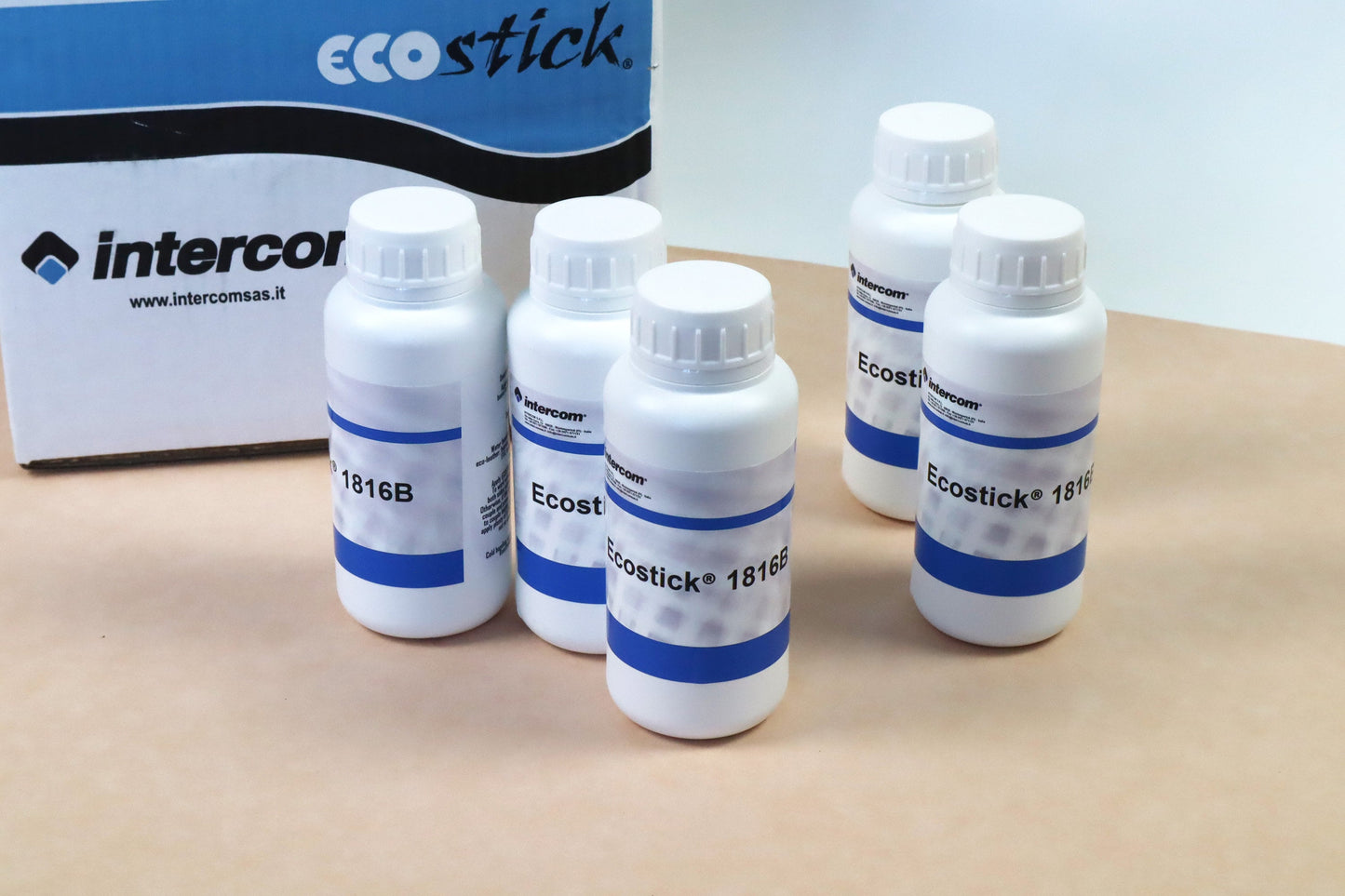 Intercom Ecostick 1816B 250ml, water-based adhesive and glue for leather craft