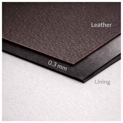 Black Nonwoven Adhesive Fabric 0.3 mm – Lightweight Leather Reinforcement (Bag Interlining)